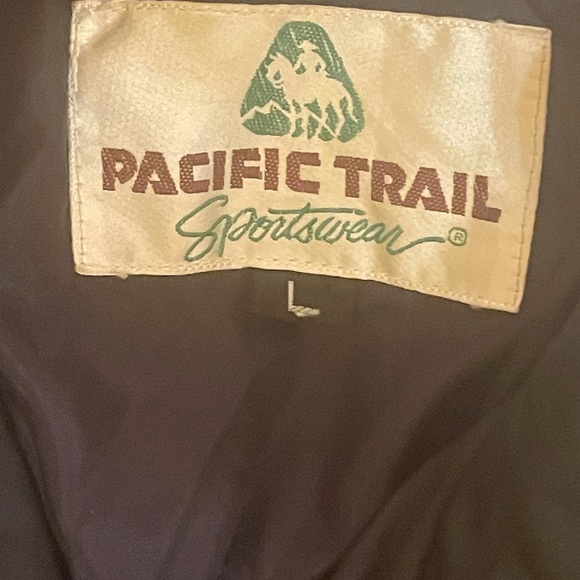 Vintage Pacific Trail men’s Black Puffer Jacket Size Large - Picture 2 of 3